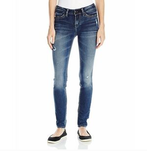 Joga Silver Jeans Suki Mid Rise Joga Super Skinny 31 X 31 Nwot